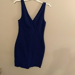 Blue cocktail dress